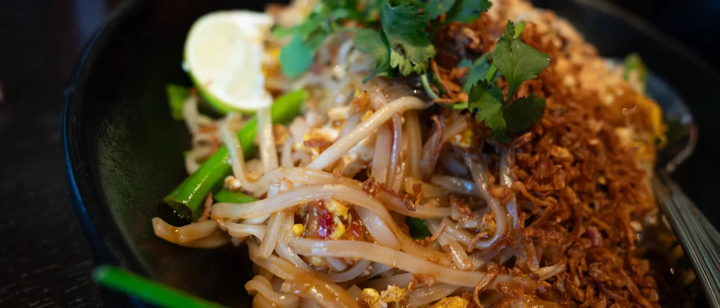 Pad Thai fresh from the wok